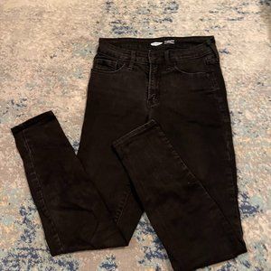High-Waisted Pop Icon Skinny Jeans for Women Black - Size 2